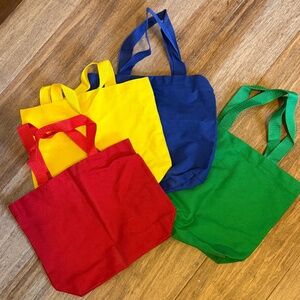 4 Canvas Small Bags (3 never used!)